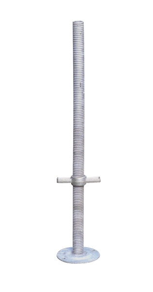 MÜBA Fußspindel 61035.0 verzinkt, 800 mm Gesamtlänge, Ø 38 mm