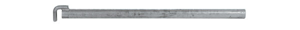 MÜBA Gerüsthalter mit Haken 61013.0 verzinkt, 0,60 m, für Fix 70 und Fix 124