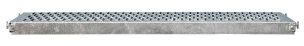 MÜBA Stahl-Rahmenboden, gelocht, Länge 2,00 m, Breite 0,36m, verzinkt I 18kg, für Fix70/ Fix131 44068