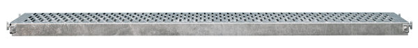 MÜBA Stahl-Rahmenboden, gelocht, Länge 3,00 m, Breite 0,36m, verzinkt (Einsatz nur im Fix 70) I 26kg, für Fix70/ Fix133 44069