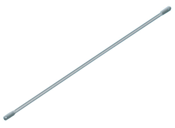 MÜBA Geländerholm 61016.0 verzinkt, 2,50 m, mit Rundloch Ø 22 mm, als Handlauf und Absturzsicherung, für Fix 70