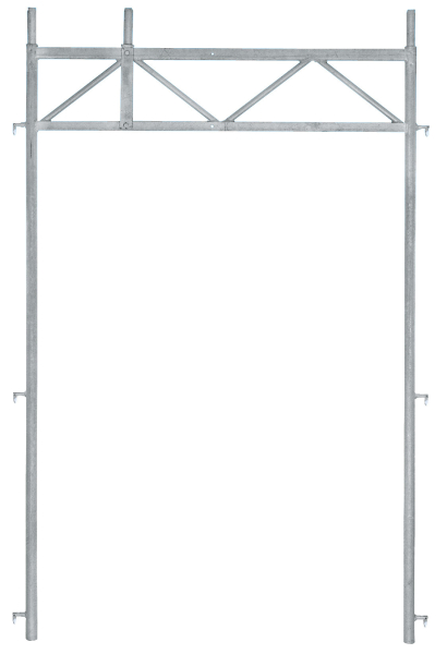 MÜBA Vertikalrahmen für Fußgängerdurchgang Breite ca. 150 m I 36kg für Fix70- Fix157 44056