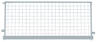 MÜBA Schutzgitter, Länge 2,00 m, Höhe 1,00...