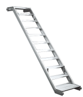 MÜBA Aluminium-Gerüsttreppe für...