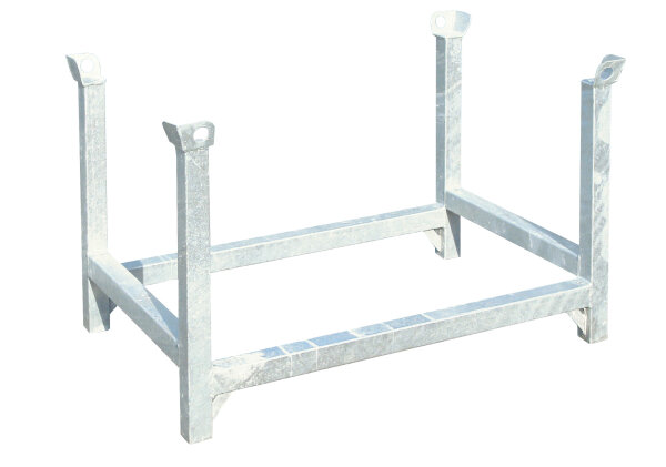 MÜBA Schwerlastpalette 15379 verzinkt, 2000 kg Tragkraft, 1,08x0,68 m
