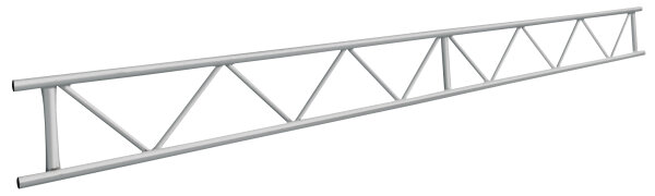 MÜBA Stahlrohr-Gitterträger 61023.0 verzinkt, 6,10 m, 450 mm Bauhöhe, Ø 48,3 mm Rohrdurchmesser