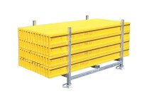 MÜBA Holzschalungsträgerpalette 15349 verzinkt, 1,60x1,05x0,90 m, 1500 kg Tragfähigkeit