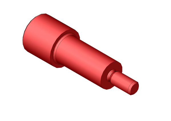 PROBST Ersatzteile Bolzen zu Federriegel S22, 72 mm lg.  Rohmat.11SMnPb30+C 30360002