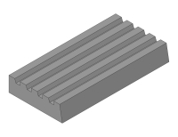 PROBST Ersatzteile GMT-Schiene WEISS, 110 x 31 x 220 mm,...