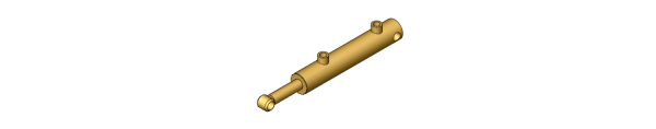 PROBST Ersatzteile HD-Zylinder 40/25-138 Hub EBM 332, R 3/8, 250 bar, Querbohrung Dm 20 (Auge Dm 30 x 30 lang) 22210046