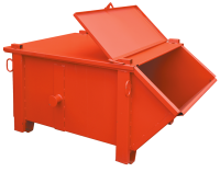 Müba Deckel für Abfall- und Kippcontainer 25041 Stahl lackiert, 16 kg