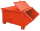 Müba Deckel für Abfall- und Kippcontainer 25041 Stahl lackiert, 16 kg