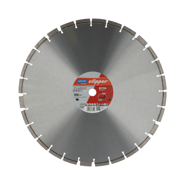 Classic Beton Ø 500*x25,4 mm I Norton Clipper Diamantscheibe Trennscheibe 70184694416