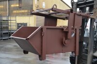 MÜBA Kippvorrichtung für Kippcontainer mit Aufnahme für Stapler und Kran, lackiert