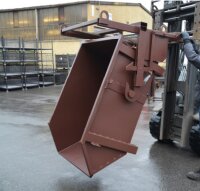 MÜBA Kippvorrichtung 25042 für Kippcontainer lackiert, mit Aufnahme für Stapler und Kran, passend für MÜBA 25040 und 25049