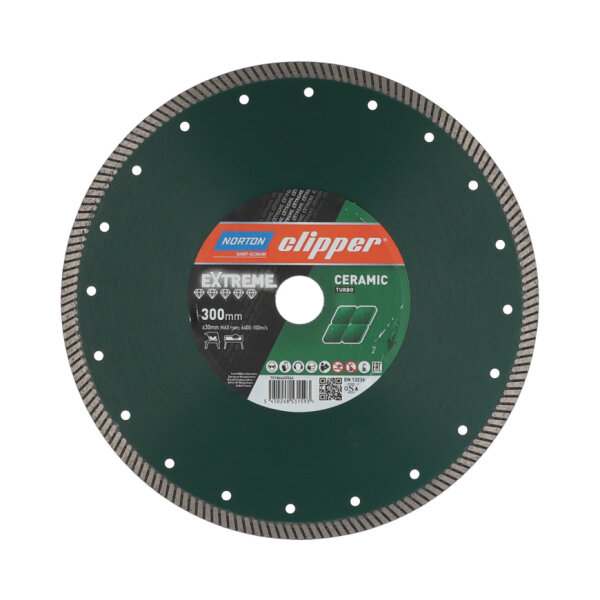 Extreme Ceramic Turbo 300x30 mm I Norton Clipper Diamantscheibe Trennscheibe 70184645566