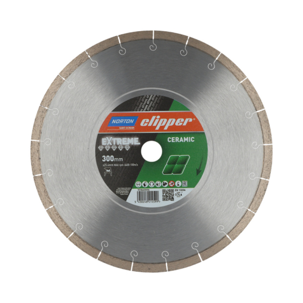 Extreme Ceramic 300x25,4 mm I Norton Clipper Diamantscheibe Trennscheibe 70184630334