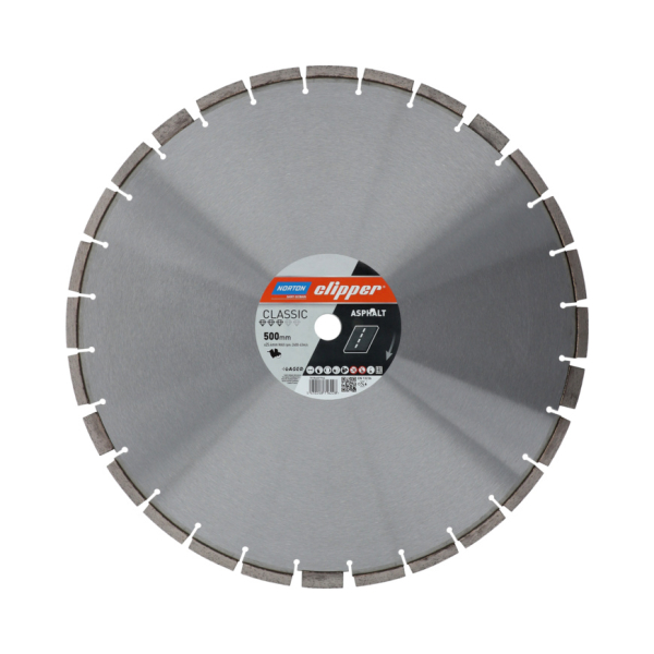Classic Asphalt 500x25,4 mm I Norton Clipper Diamantscheibe Trennscheibe 70184601944