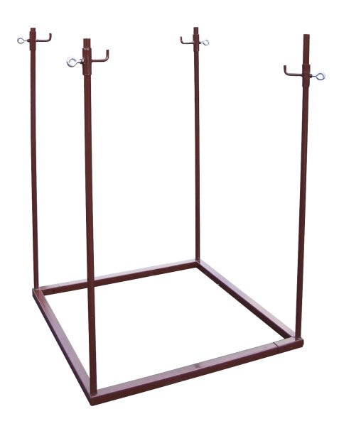 MÜBA Big Bag Gestell 15500 Stahl lackiert, 1,01x1,01x1,40 m, mit Stecksystem