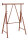 MÜBA Stahlgerüstbock 10630 lackiert, höhenverstellbar 1,20-1,95 m, 1500 kg Tragkraft