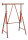 MÜBA Stahlgerüstbock 10660 lackiert, höhenverstellbar 1,20-1,95 m, 1200 kg Tragkraft