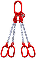 McBULL® 4-Strang-Kettengehänge, GK8, galv. verz., 6 mm, 1 Meter, Typ8K8GV H46SLTyp8K8GV