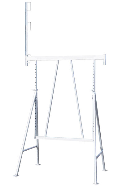MÜBA Universalgerüstbock 10678 verzinkt, höhenverstellbar 1,70-3,00 m, 850 kg Tragkraft
