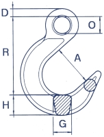 Giessereihaken mit Öse FS115-171