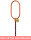 McBULL® 1-Strang-Kettengehänge, GK10, PAS-Kette, mit Sonder-Aufhängering (für Kranhaken DIN 15401 Nr. 25) FS115-202
