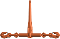 Ratschenlastpanner (mit Ausdrehsicherung) mit 2 Verkürzungshaken mit Sicherung FS115-249