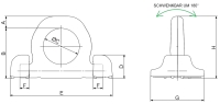 Anschlagringböcke (mit WLL gestempelt) FS115-280