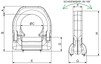 Anschlagpunkte (mit LC gestempelt), ohne Feder FS115-284