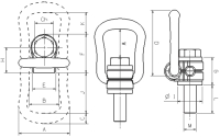 Anschlagwirbel mit Spannbügel FS115-295