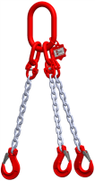 McBULL® 3-Strang-Kettengehänge, GK8, galv. verz., 7 mm, 1 Meter, Typ1GV H37SLTyp1GV