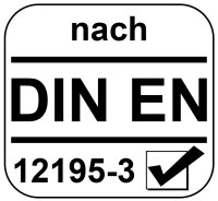 McBULL® 1-teilige-Zurrkette, GK8, galv. verz., 8 mm, 1 Meter ZRS8SLGV