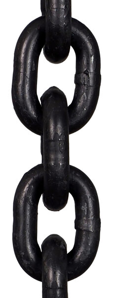 Anschlagkette, GK8, schwarz, 8 mm 81808