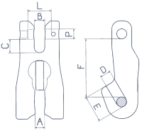 CARTEC® Verkürzungsklaue(Gabelkopf), GK8, 10 mm CCL10
