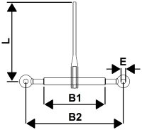 Prüfanhänger für Zurrketten GK8+GK10 (mit Ring) CPRÜFZURRRING