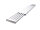 MÜBA Aluminium-Bohle 10943, 0,32 m Breite, längenverstellbar 2,45 - 3,96 m, 150 kg Tragfähigkeit