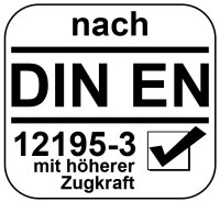 McBULL® 2-teilige-Zurrkette, GK10, Sondergüte-Kette, 8 mm, 1 Meter ZRSVKHX8SL