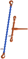 McBULL® 2-teilige-Zurrkette, GK10, Sondergüte-Kette, 10 mm, 1 Meter ZRSVKHX10SL