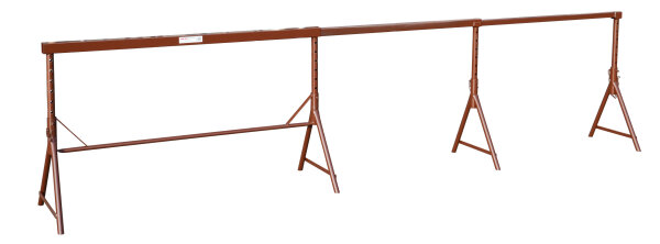 MÜBA Putzgerüstbock Typ 1 12010 lackiert, breitenverstellbar 1,50-4,20 m, höhenverstellbar 0,55-0,90 m
