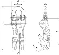 CARTEC® Verkürzungsklaue(Kuppelanschluss und Sicherung), GK10, 13 mm CCLKX13