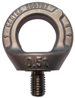 CARTEC® Ringschraube (drehbar), GK6, Edelstahl, M12, 500 kg(90°)/1200 kg(0°) RSHV12INOX