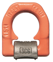 CARTEC® Anschlagpunkt, Schweißausführung, ohne Feder, GK10, 2500 kg APSX2500