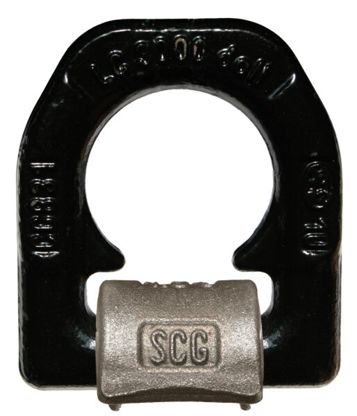 CARTEC® Anschlagpunkt, Schweißausführung, mit Feder, GK10, 5000 daN APSFX5000LC