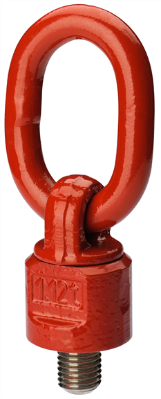 CARTEC® Anschlagwirbel (drehbar), GK8, M12x100, 500 kg (90°)/1000 kg (0°) ASWH012100