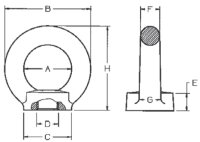 CARTEC® Ringmutter (fixiert), GK8, M16, 4000 kg (0°) RMH16