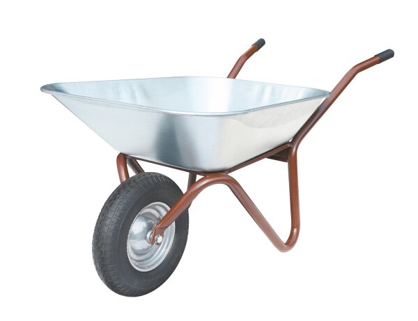 MÜBA Muldenkarre 72401 Standard mit Drahteinlage, Kugellagerbereifung, 85 L, 200 kg Tragkraft