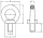 CARTEC® Ringschraube (variabel), GK8, M10, 250 kg (90°)/1000 kg (0°) RSHV10